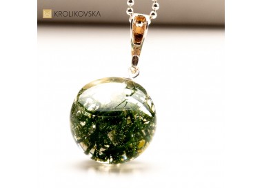 Elegancka Biżuteria z Roślinami w Żywicy - Upominek na Dzień Matki.