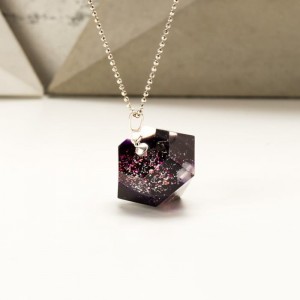 Naszyjnik diamentowy, biżuteria artystyczna.