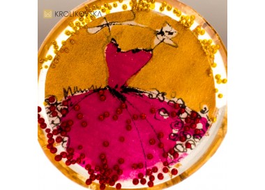 Unikalny Naszyjnik z Grafiką – Limitowana Kolekcja Stworzona przez Artystkę.