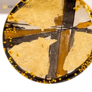 Naszyjnik z Ręcznie Malowanym Motywem – Prezent Dla Konesera Unikatowej Biżuterii.1