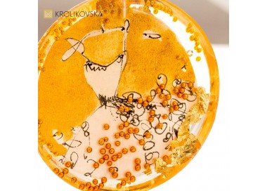 Naszyjnik z Obrazem – Ręcznie Tworzona Biżuteria Artystyczna, Każdy Egzemplarz Unikalny.