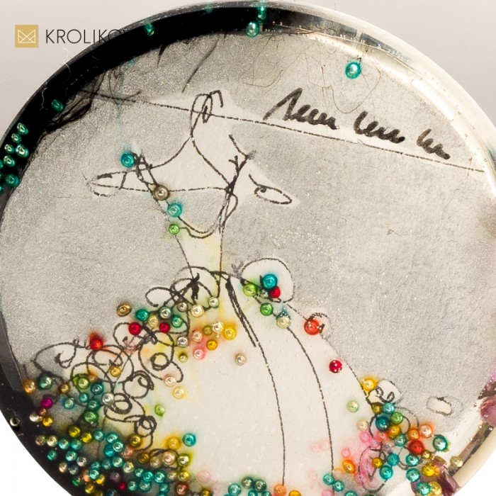 Artystyczny Naszyjnik z Oryginalnym Wzorem – Wyjątkowy Prezent.