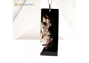 Limitowana Edycja – Ręcznie Malowany Naszyjnik, Każdy Egzemplarz Niepowtarzalny.