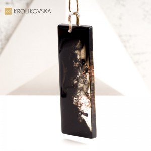 Limitowana Edycja – Ręcznie Malowany Naszyjnik, Każdy Egzemplarz Niepowtarzalny.