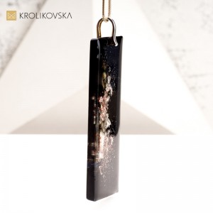 Limitowana Edycja – Ręcznie Malowany Naszyjnik, Każdy Egzemplarz Niepowtarzalny.