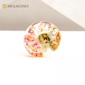 Ręcznie robiona biżuteria artystyczna – prawdziwe kwiaty i rośliny.