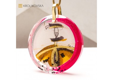 Ręcznie Malowana Biżuteria na Zamówienie – Unikatowy Naszyjnik.