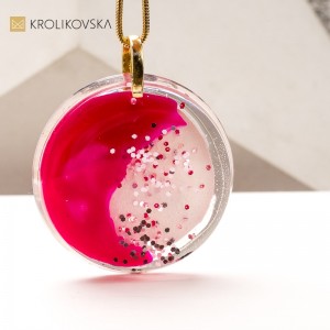 Ręcznie Malowana Biżuteria na Zamówienie – Unikatowy Naszyjnik.