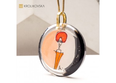 Personalizowany Naszyjnik na Prezent – Biżuteria Malowana Ręcznie