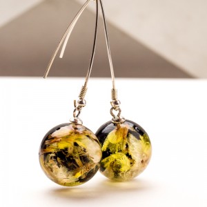 Unikalne Kolczyki - prawdziwe kwiaty.