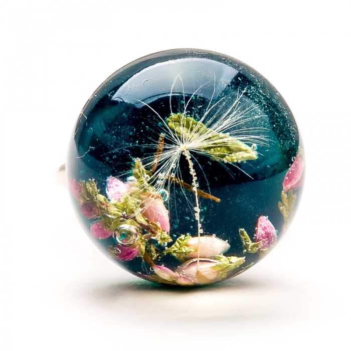 Artystyczny Pierścionek dla Miłośniczek Natury.