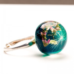 Artystyczny Pierścionek dla Miłośniczek Natury.