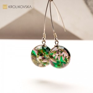 Kolczyki z Prawdziwymi Kwiatami – Biżuteria z Duszą.