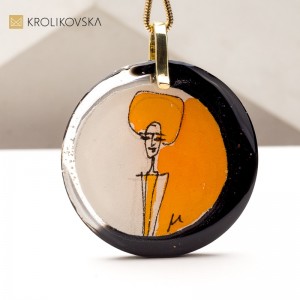 Naszyjniki z Grafikami Ręcznie Malowanymi – Idealne na Wyjątkowy Prezent.