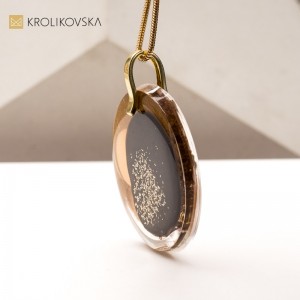 Unikalny Naszyjnik na Prezent – Ręcznie Malowana Biżuteria Artystyczna.