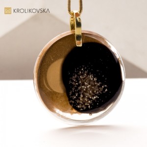 Unikalny Naszyjnik na Prezent – Ręcznie Malowana Biżuteria Artystyczna.