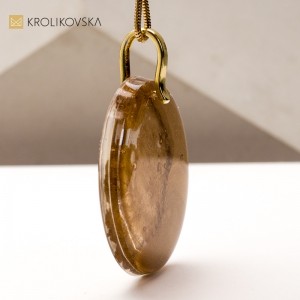 Elegancka Biżuteria Artystyczna – Naszyjnik Malowany Ręcznie.