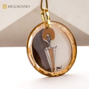 Malowany Naszyjnik – Unikatowa Biżuteria Dla Koneserów Sztuki.