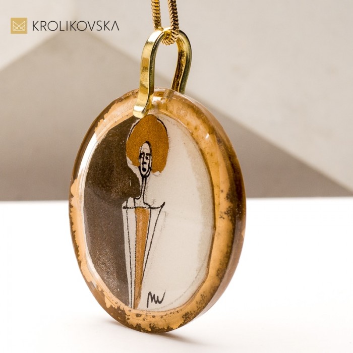 Malowany Naszyjnik – Unikatowa Biżuteria Dla Koneserów Sztuki.