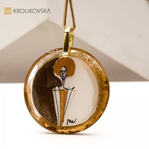 Malowany Naszyjnik – Unikatowa Biżuteria Dla Koneserów Sztuki.