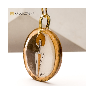 Malowany Naszyjnik – Unikatowa Biżuteria Dla Koneserów Sztuki.