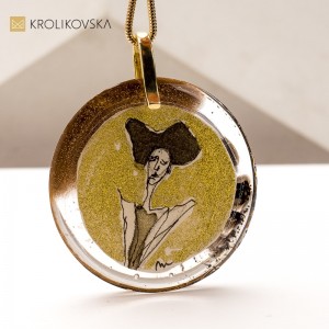 Limitowana Edycja Naszyjników z Ręcznie Malowanymi Motywami – Biżuteria na Wyjątkowe Okazje.