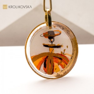 Ręcznie Malowany Naszyjnik – Każdy Egzemplarz to Unikatowa Historia. Ręcznie Malowany Naszyjnik – Każdy Egzemplarz to Unikatowa Historia.