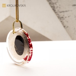 Ręcznie Malowany Naszyjnik – Ekskluzywny Prezent Artystyczny.