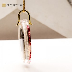 Ręcznie Malowany Naszyjnik – Ekskluzywny Prezent Artystyczny.