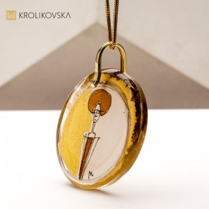 Artystyczny Naszyjnik z Grafiką – Limitowana Kolekcja dla Koneserów Piękna.