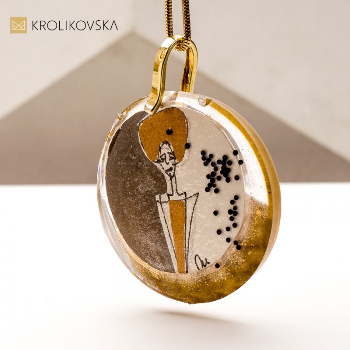 Naszyjnik Malowany Ręcznie – Wyrafinowany Prezent Stworzony z Pasją.