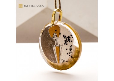 Naszyjnik Malowany Ręcznie – Wyrafinowany Prezent Stworzony z Pasją.