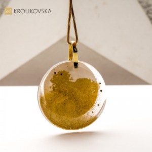 Ekskluzywny Naszyjnik Malowany Ręcznie – Oryginalny Prezent dla Niej.