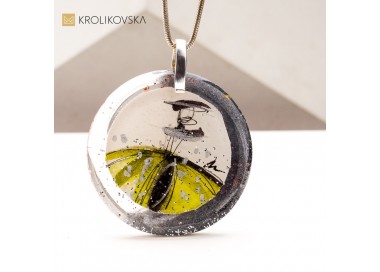 Ręcznie Malowany Naszyjnik – Artystyczny Prezent, Który Zaskakuje.