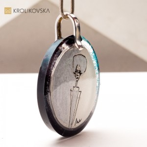 Unikalny Naszyjnik z Ręcznie Tworzoną Sztuką – Prezent od Artystki, Który Oczarowuje.