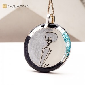 Unikalny Naszyjnik z Ręcznie Tworzoną Sztuką – Prezent od Artystki, Który Oczarowuje.