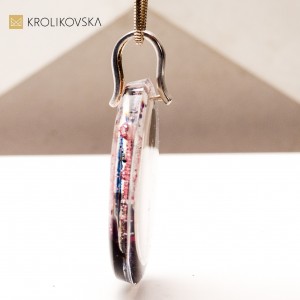 Biżuteria Artystyczna – Naszyjnik Malowany z Pasją, Wyjątkowy Prezent.
