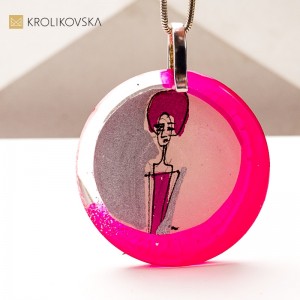 Naszyjnik z Duszą – Biżuteria z Ręcznie Malowanymi Dziełami Sztuki. Naszyjnik z Duszą – Biżuteria z Ręcznie Malowanymi Dziełami Sztuki.