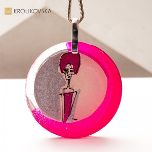 Naszyjnik z Duszą – Biżuteria z Ręcznie Malowanymi Dziełami Sztuki. Naszyjnik z Duszą – Biżuteria z Ręcznie Malowanymi Dziełami Sztuki.