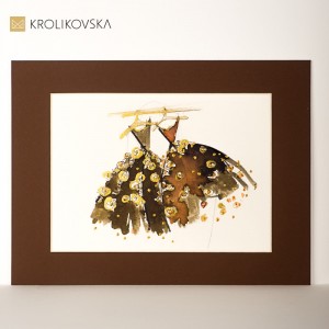 Kobieca Delikatność – Akwarela na Prezent dla Niej, Akwarelowe kreacje.