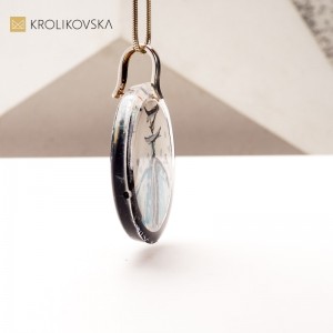 Naszyjniki z Ręcznie Malowanymi Grafikami 2- Unikatowy Prezent.