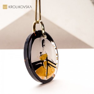 Ręcznie malowana biżuteria z serca – dla tej jedynej.