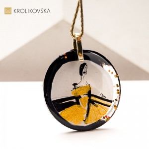 Ręcznie malowana biżuteria z serca – dla tej jedynej.