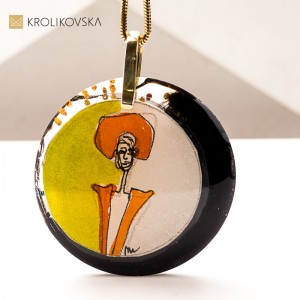 Artystyczny naszyjnik dla ukochanej – wyraz głębokich uczuć.