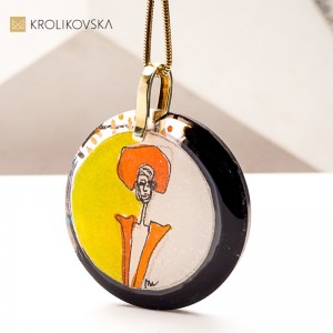 Artystyczny naszyjnik dla ukochanej – wyraz głębokich uczuć.