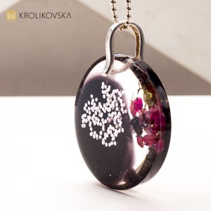 Naszyjnik na 40 urodziny – elegancka biżuteria artystyczna handmade.