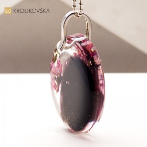 Naszyjnik na 40 urodziny – elegancka biżuteria artystyczna handmade.