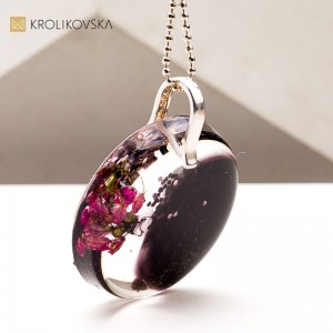 Naszyjnik na 40 urodziny – elegancka biżuteria artystyczna handmade.