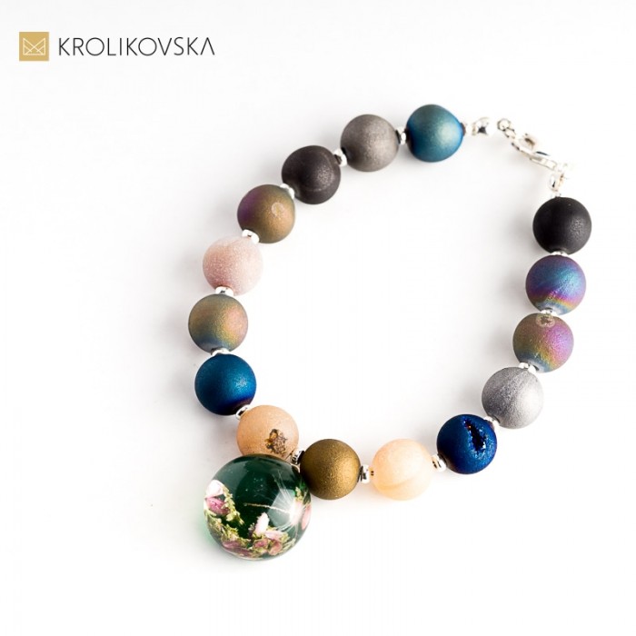 Bransoletka z agatów i srebra – wyjątkowy prezent dla kobiety