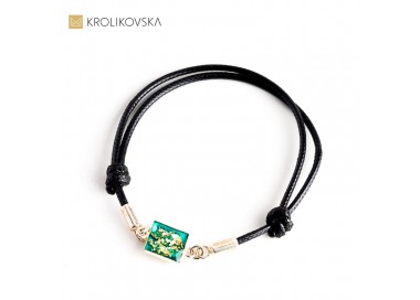 Bransoletka z dmuchawcami i srebra – elegancja w naturalnym stylu